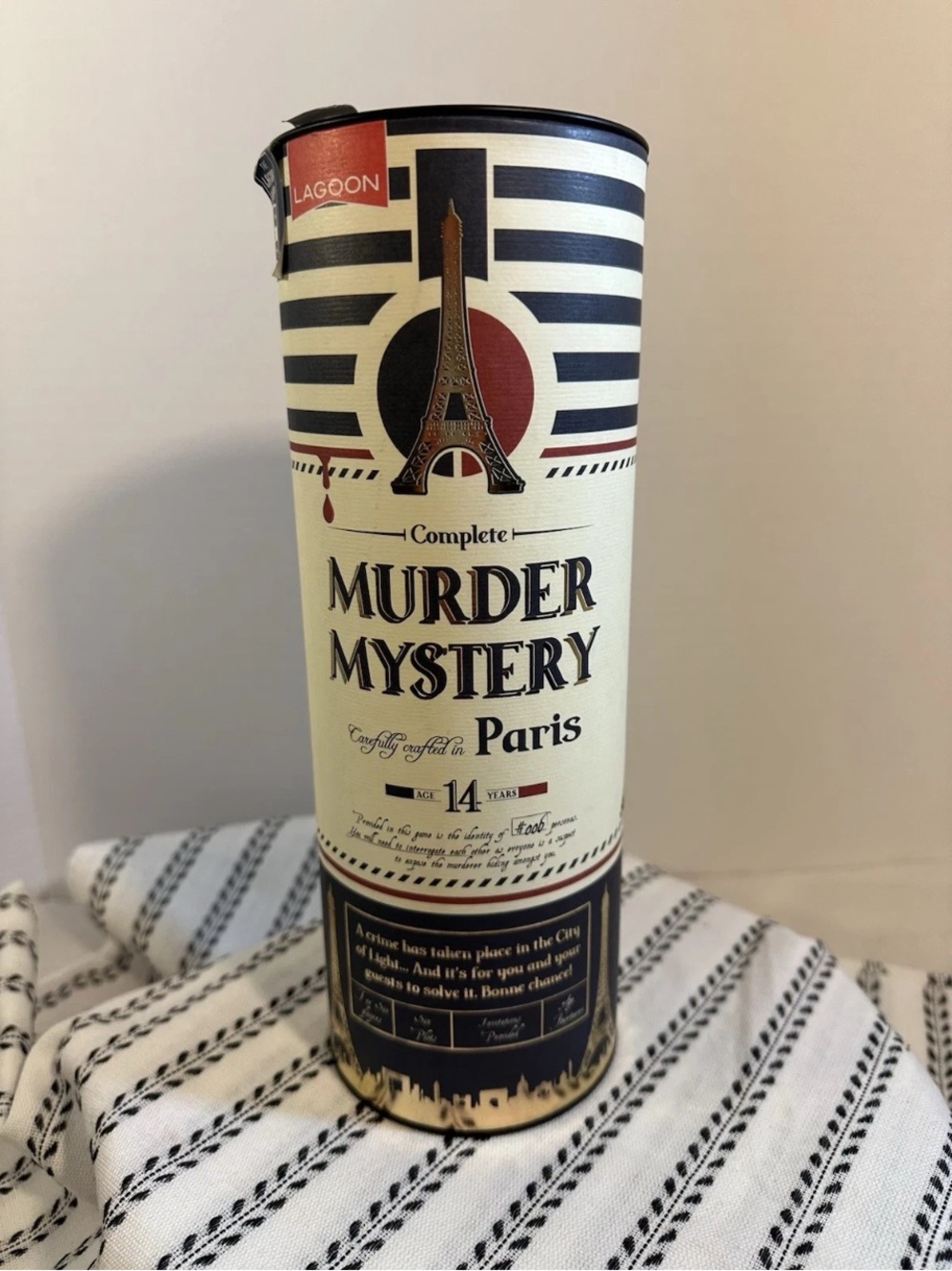 MURDER MYSTERY IN PARIS game for 6+ Players Ages 14+ NEW from Lagoon